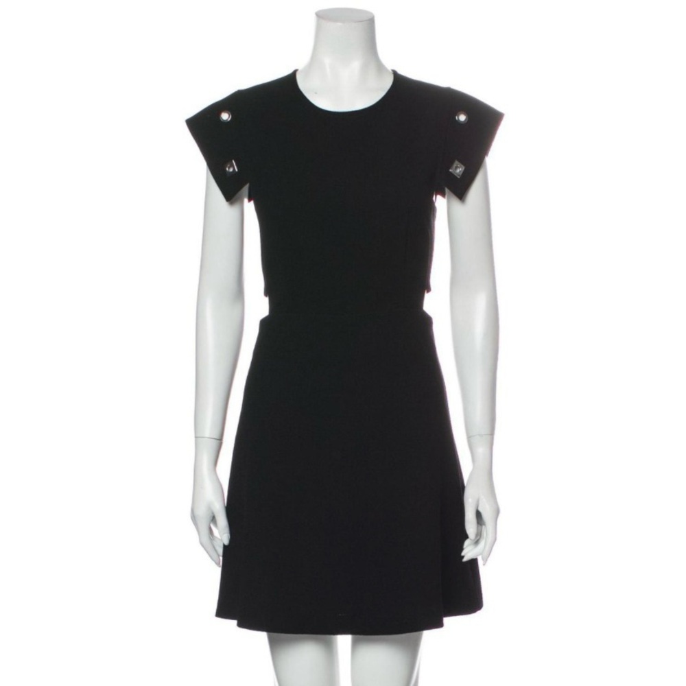 Sandro Black Grommet Cut Out Dress size 1
